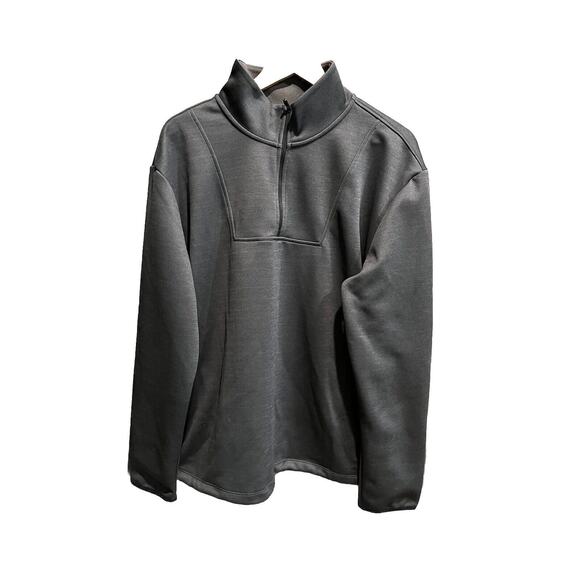 Peloton Dark Grey 1/4 Zip Men's Athletic Sweater Jacket Size XL Zip Pockets - Picture 1 of 5